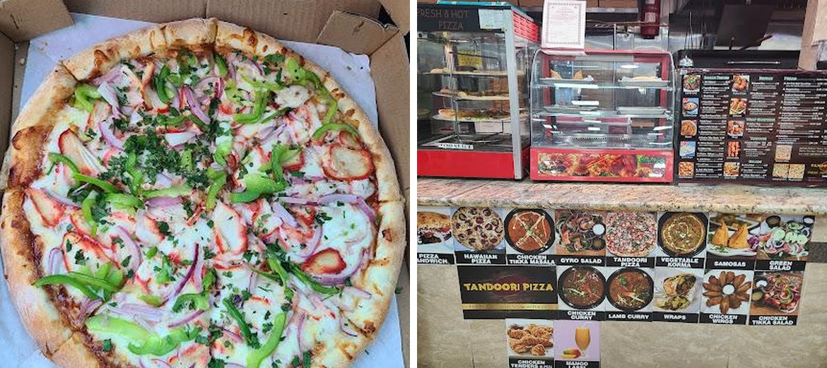 Tandoori Pizza Menu